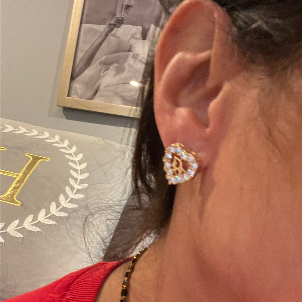 Chic Gold and Silver Stud Earrings
